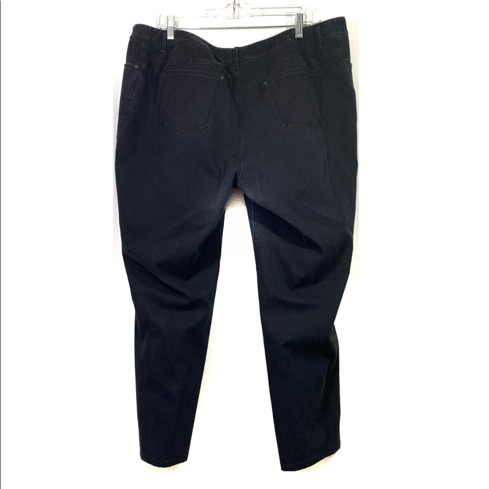 LAFAYETTE 148 New York Black Cropped Jeans Sz 20W Plus Size